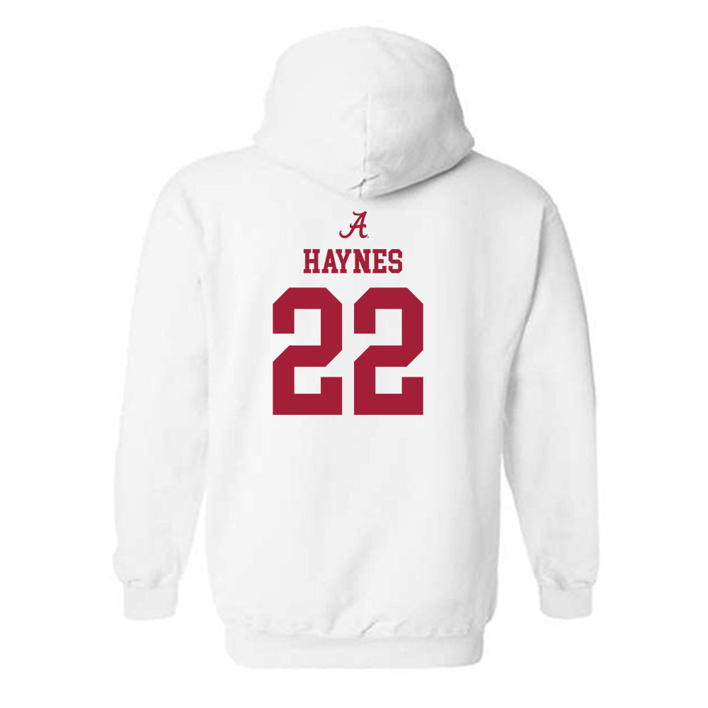 Alabama - NCAA Football : Justice Haynes - Classic Shersey Hooded Sweatshirt