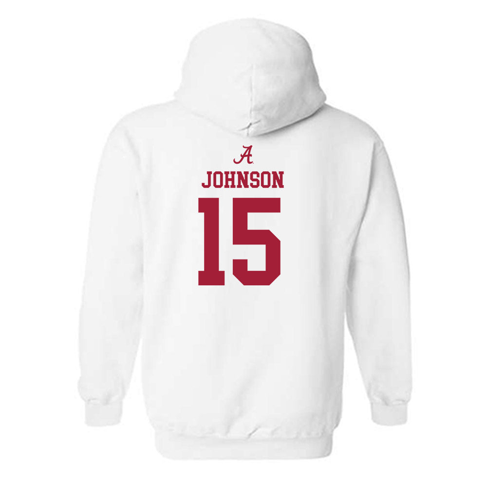 Alabama - NCAA Football : Duke Johnson - Classic Shersey Hooded Sweatshirt-1