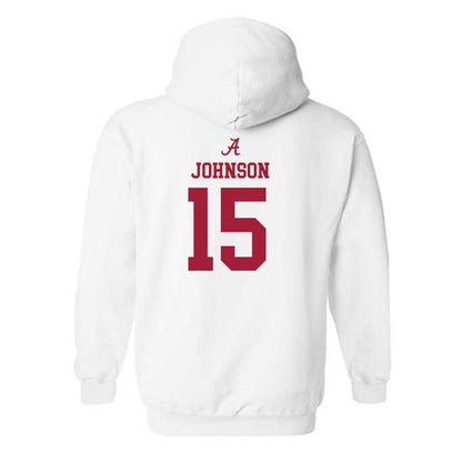 Alabama - NCAA Football : Duke Johnson - Classic Shersey Hooded Sweatshirt-1