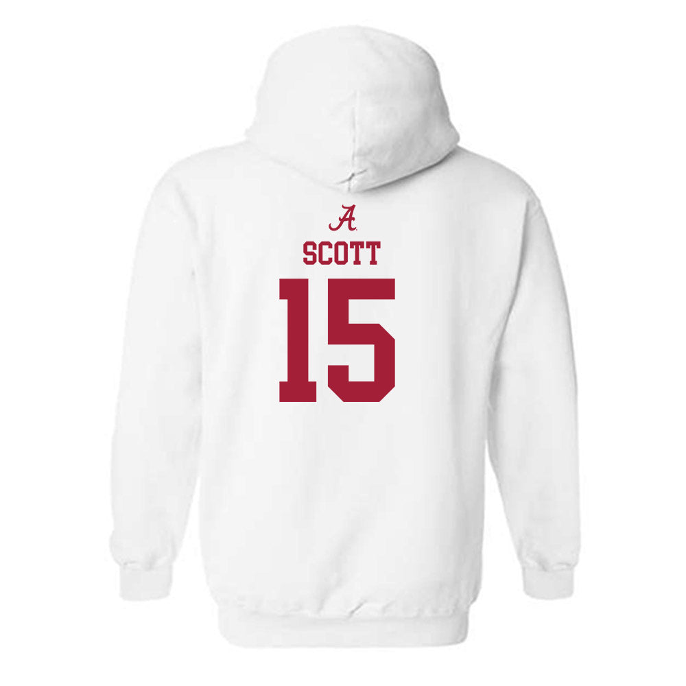 Alabama - NCAA Women's Basketball : Ta'Mia Scott - Classic Shersey Hooded Sweatshirt-1