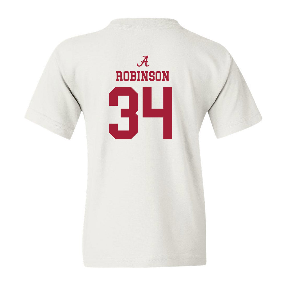 Alabama - NCAA Football : Que Robinson - Classic Shersey Youth T-Shirt