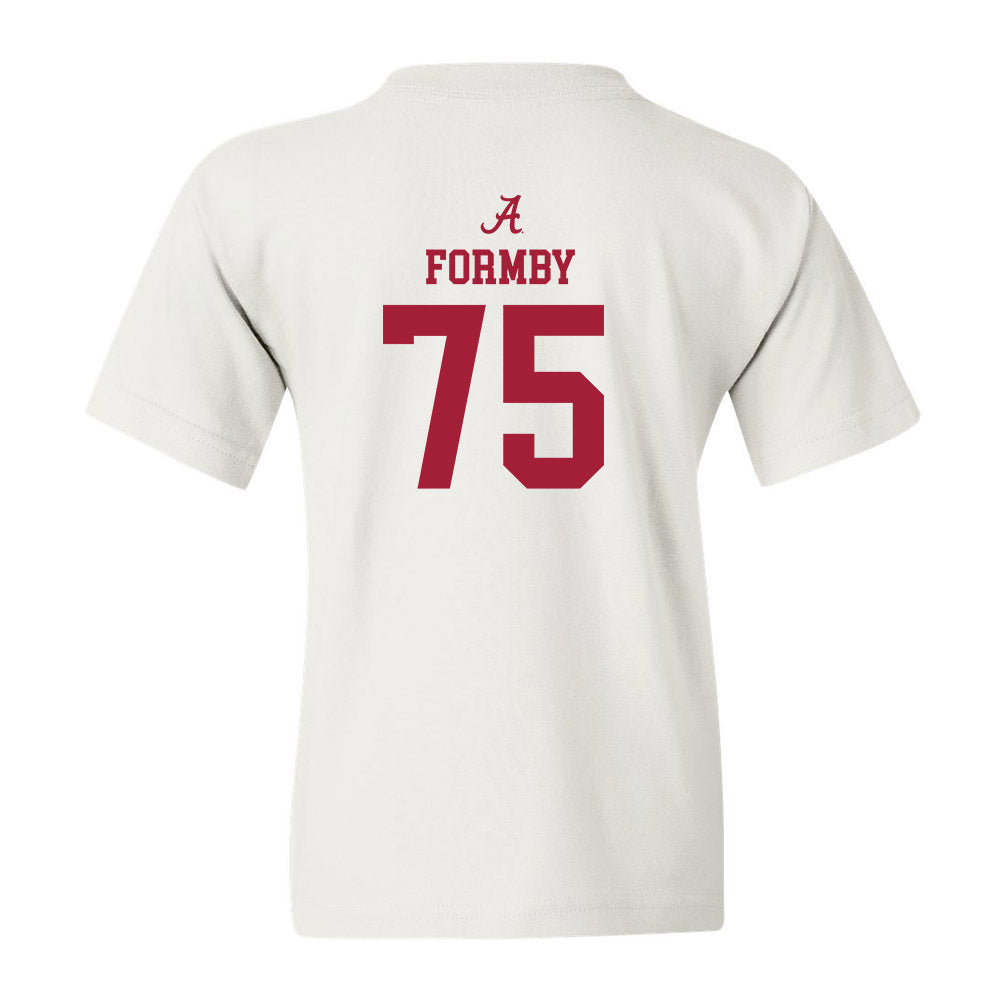 Alabama - NCAA Football : Wilkin Formby - Classic Shersey Youth T-Shirt