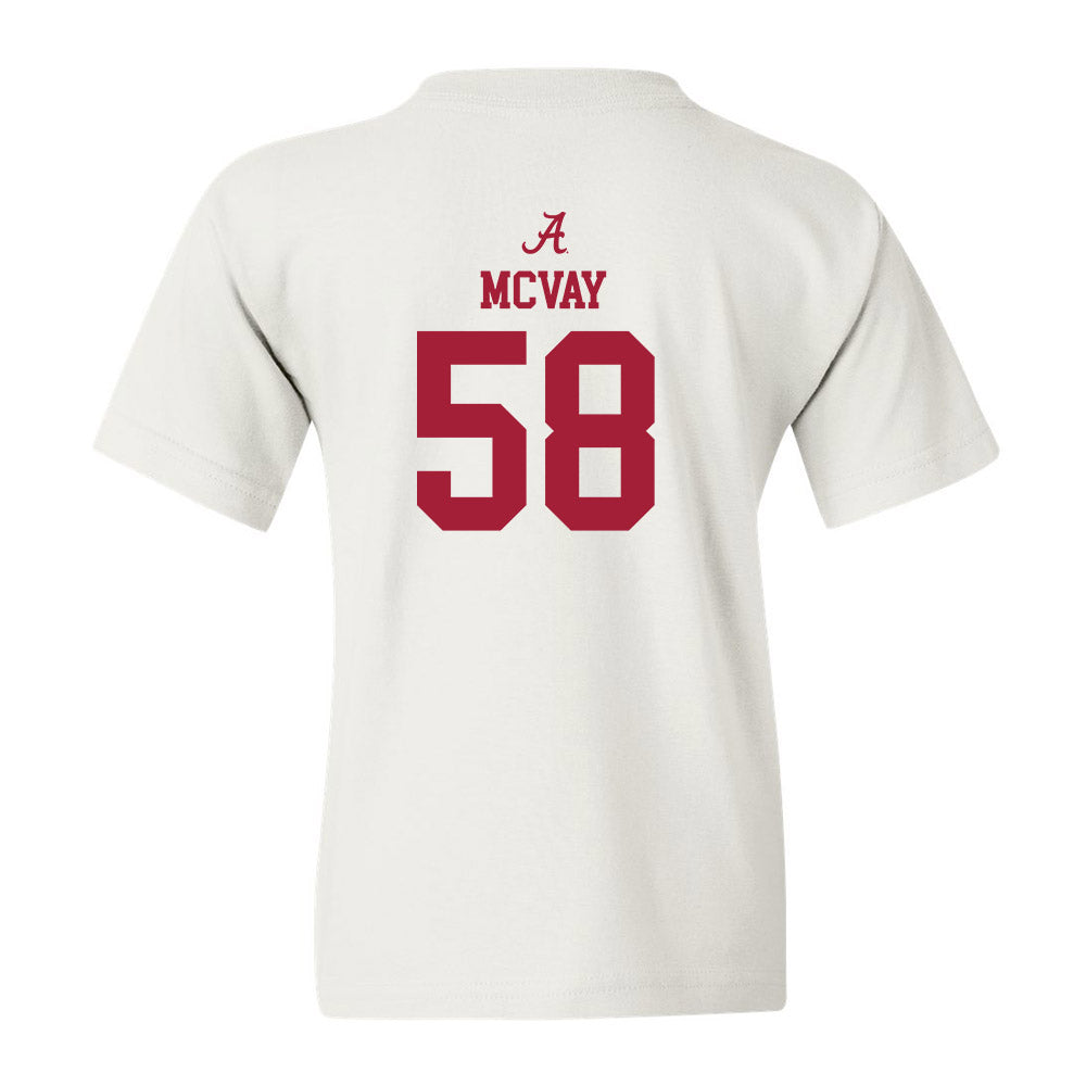 Alabama - NCAA Football : Miles McVay - Classic Shersey Youth T-Shirt