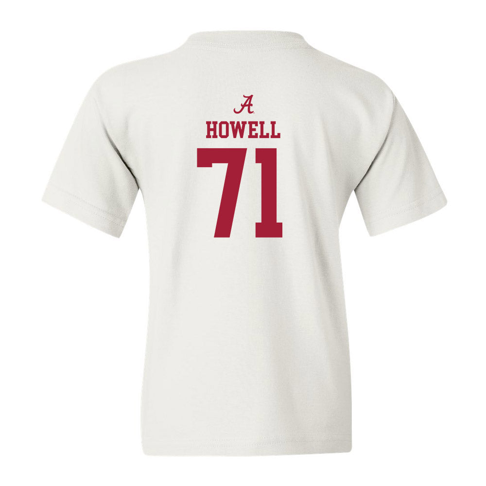 Alabama - NCAA Football : Jackson Howell - Classic Shersey Youth T-Shirt