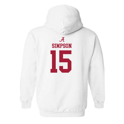 Alabama - NCAA Football : Ty Simpson - Classic Shersey Hooded Sweatshirt