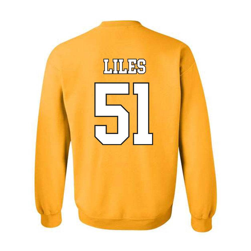 App State - NCAA Football : Kj Liles - Generic Shersey Crewneck Sweatshirt-1
