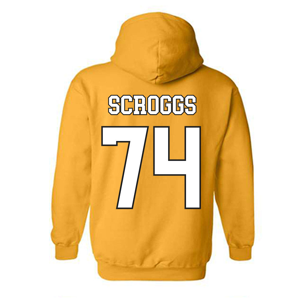 App State - NCAA Football : Griffin Scroggs - Generic Shersey Hooded Sweatshirt-1