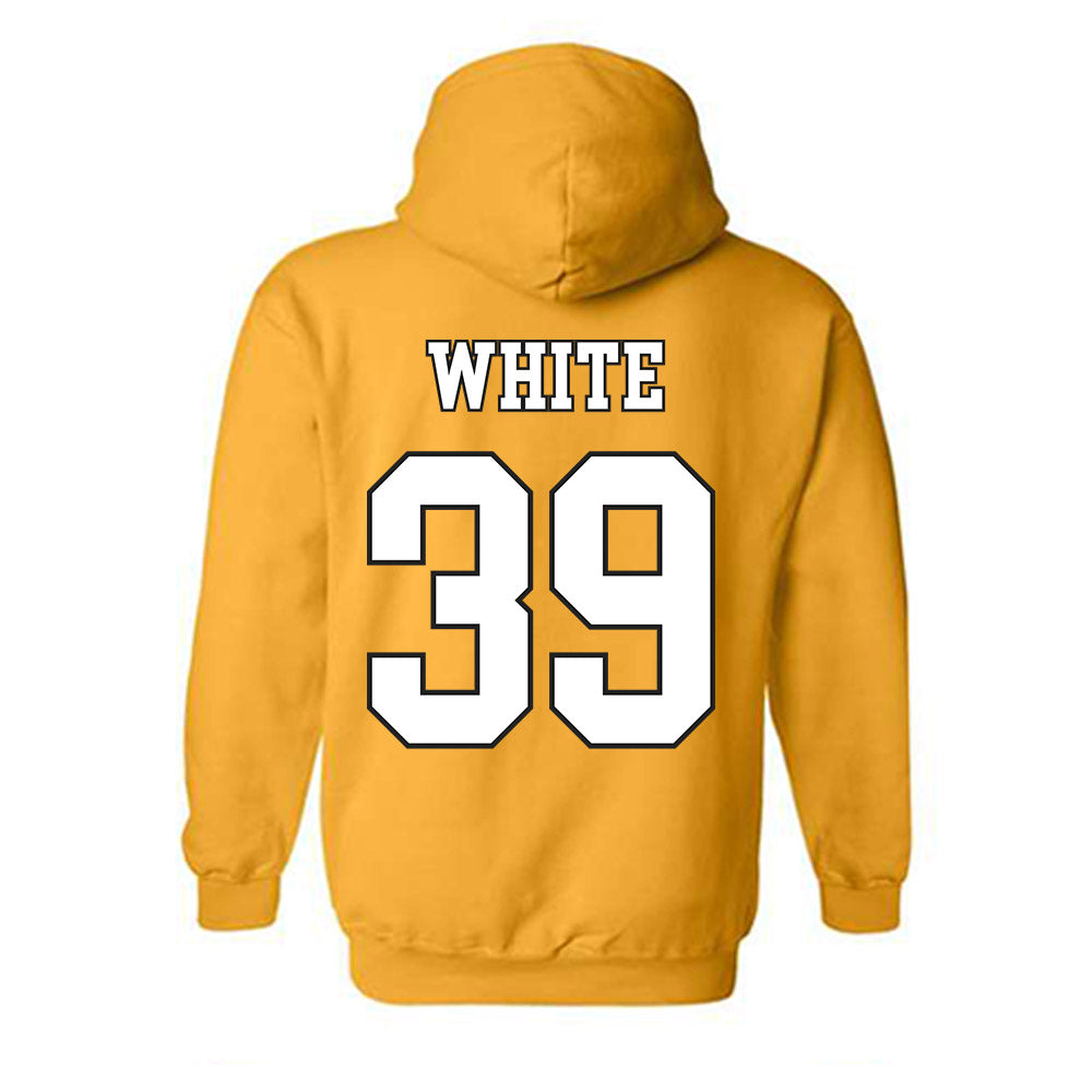 App State - NCAA Football : Kavin White - Generic Shersey Hooded Sweatshirt-1