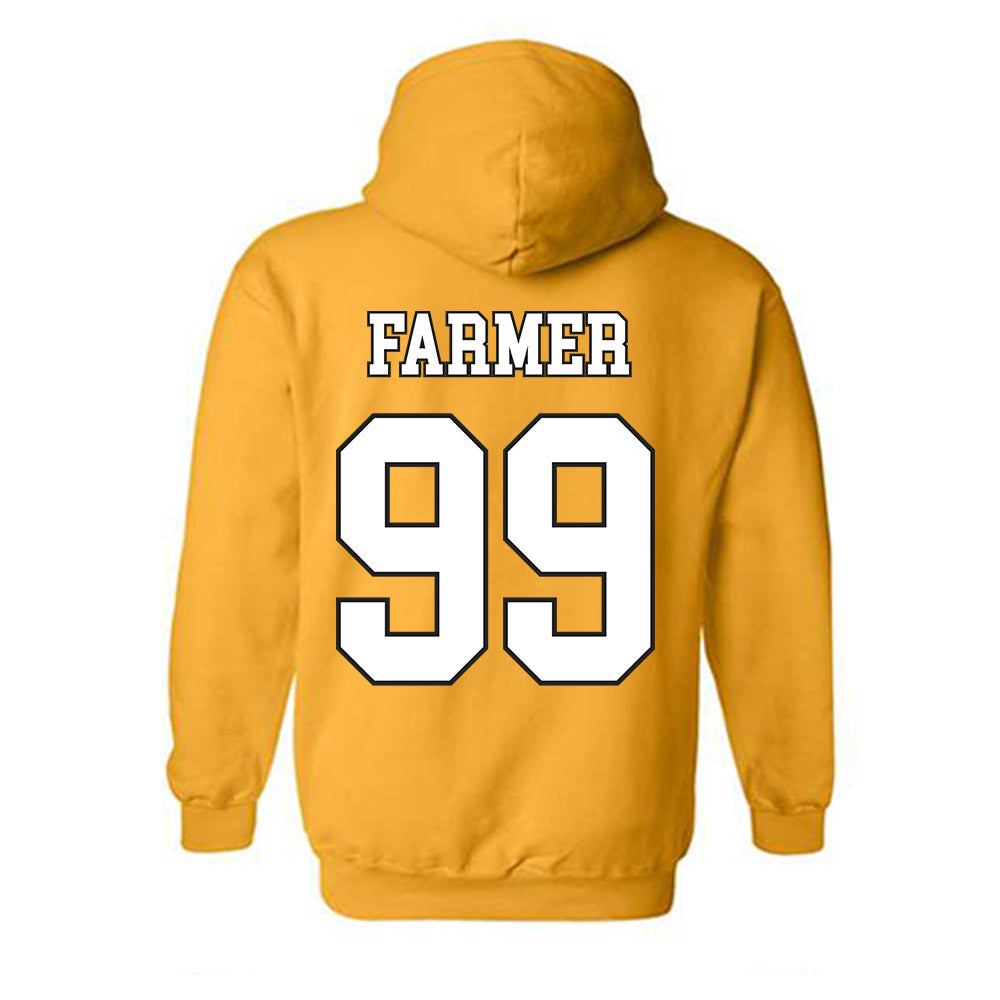 App State - NCAA Football : Kendall Farmer - Generic Shersey Hooded Sweatshirt-1