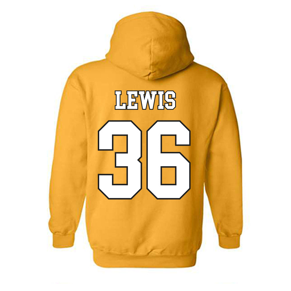 App State - NCAA Baseball : Zach Lewis - Generic Shersey Hooded Sweatshirt