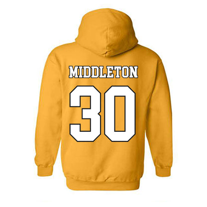 App State - NCAA Baseball : Mason Middleton - Generic Shersey Hooded Sweatshirt-1