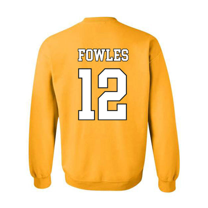 App State - NCAA Football : William Fowles - Generic Shersey Crewneck Sweatshirt-1
