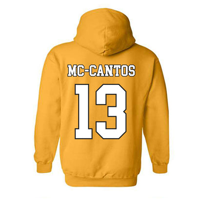 App State - NCAA Football : Elijah Mc-Cantos - Generic Shersey Hooded Sweatshirt