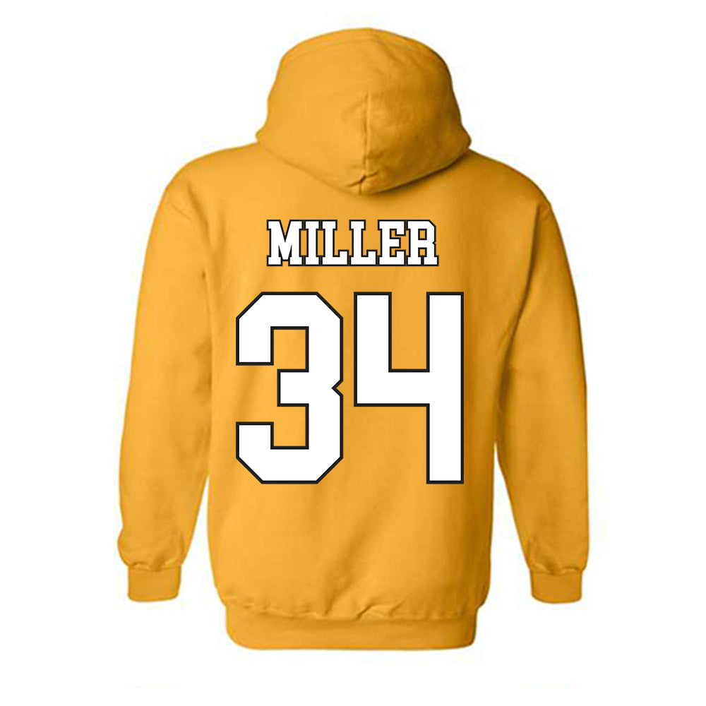 App State - NCAA Baseball : Kameron Miller - Generic Shersey Hooded Sweatshirt-1