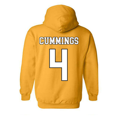 App State - NCAA Football : Izayah Cummings - Generic Shersey Hooded Sweatshirt-1