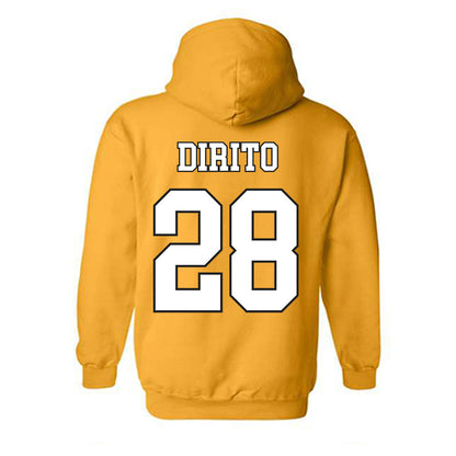 App State - NCAA Baseball : Nick DiRito - Generic Shersey Hooded Sweatshirt-1