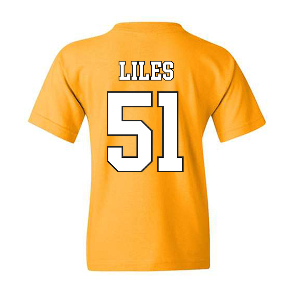 App State - NCAA Football : Kj Liles - Generic Shersey Youth T-Shirt-1