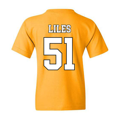 App State - NCAA Football : Kj Liles - Generic Shersey Youth T-Shirt-1