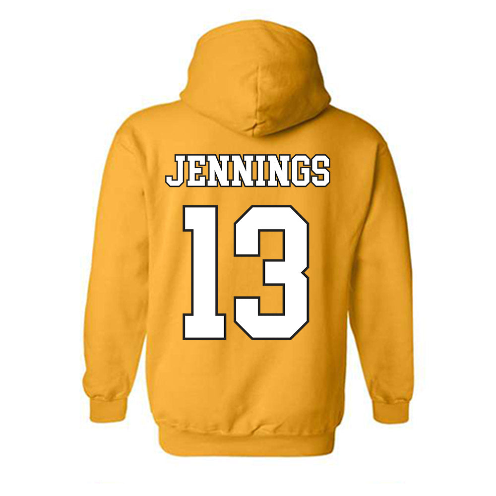 App State - NCAA Men's Basketball : Kasen Jennings - Generic Shersey Hooded Sweatshirt-1