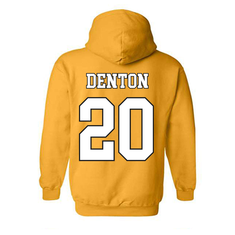 App State - NCAA Baseball : Colton Denton - Generic Shersey Hooded Sweatshirt-1