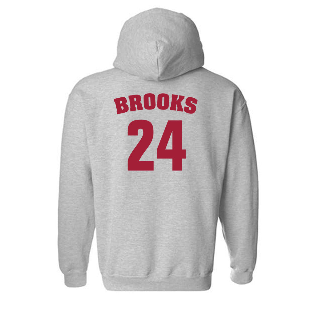 Alabama - NCAA Women's Basketball : Leah Brooks - Sports Shersey Hooded Sweatshirt-1