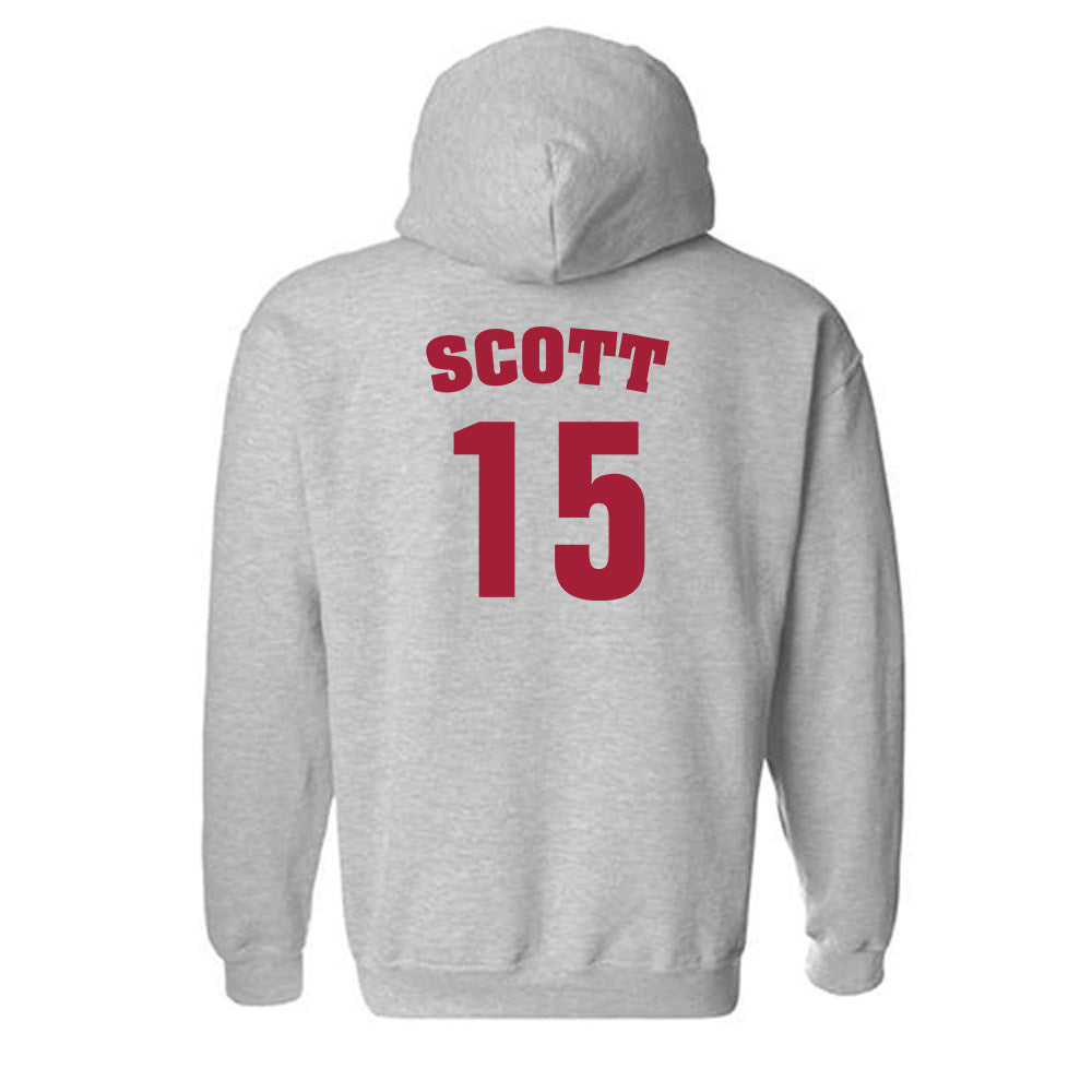 Alabama - NCAA Women's Basketball : Ta'Mia Scott - Sports Shersey Hooded Sweatshirt-1