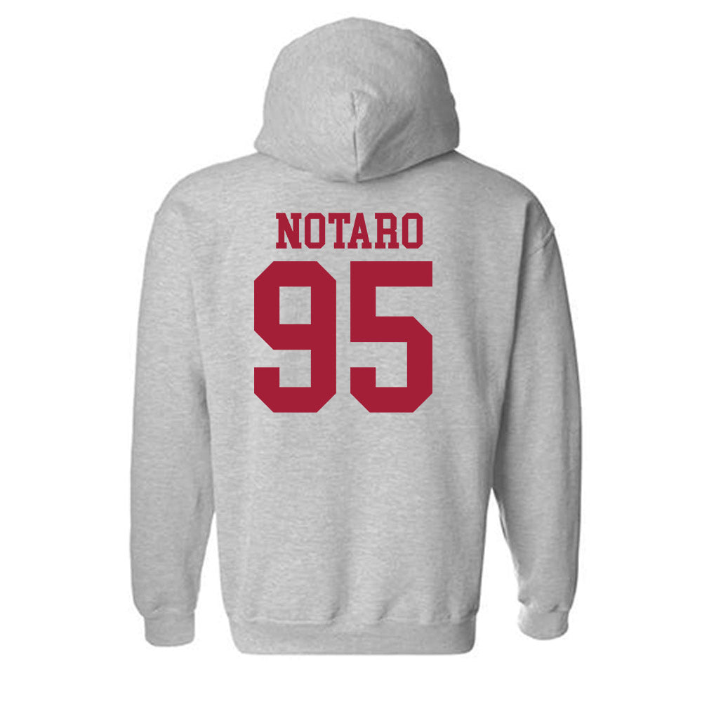 Alabama - NCAA Football : Peter Notaro - Classic Shersey Hooded Sweatshirt-1