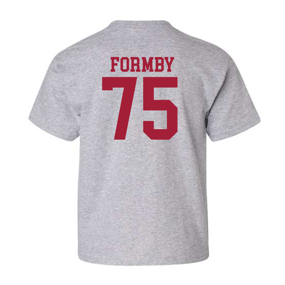 Alabama - NCAA Football : Wilkin Formby - Classic Shersey Youth T-Shirt