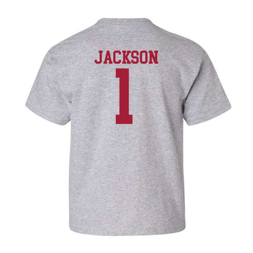 Alabama - NCAA Football : Domani Jackson - Classic Shersey Youth T-Shirt