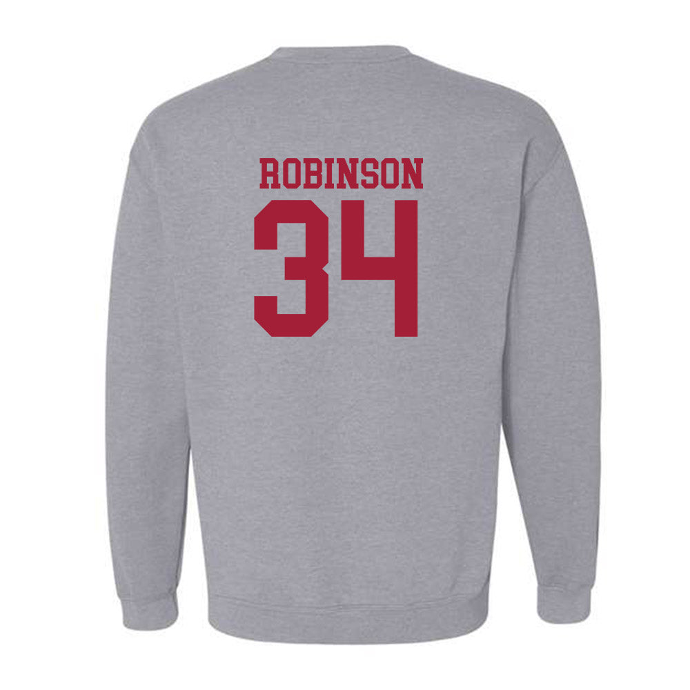 Alabama - NCAA Football : Que Robinson - Classic Shersey Crewneck Sweatshirt