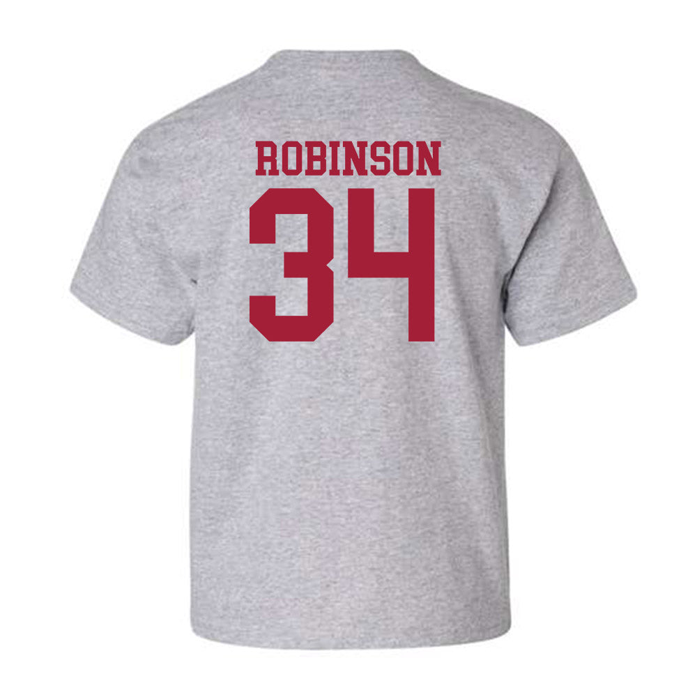 Alabama - NCAA Football : Que Robinson - Classic Shersey Youth T-Shirt