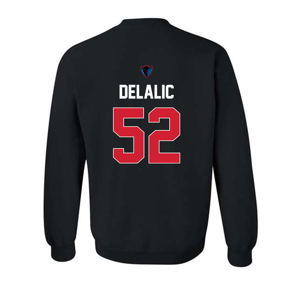DePaul - NCAA Men's Basketball : Amsal Delalic - Sports Shersey Crewneck Sweatshirt-1