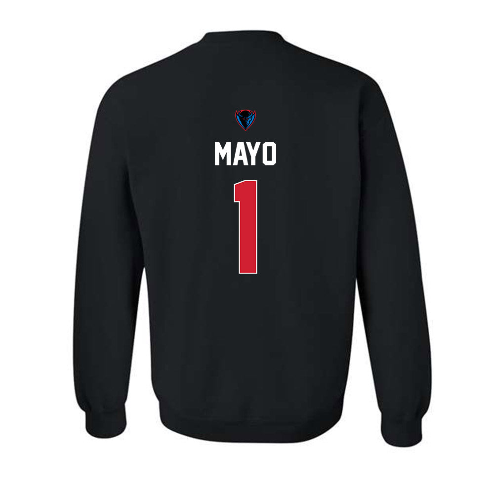 DePaul - NCAA Women's Basketball : Aizhanique Mayo - Sports Shersey Crewneck Sweatshirt-1