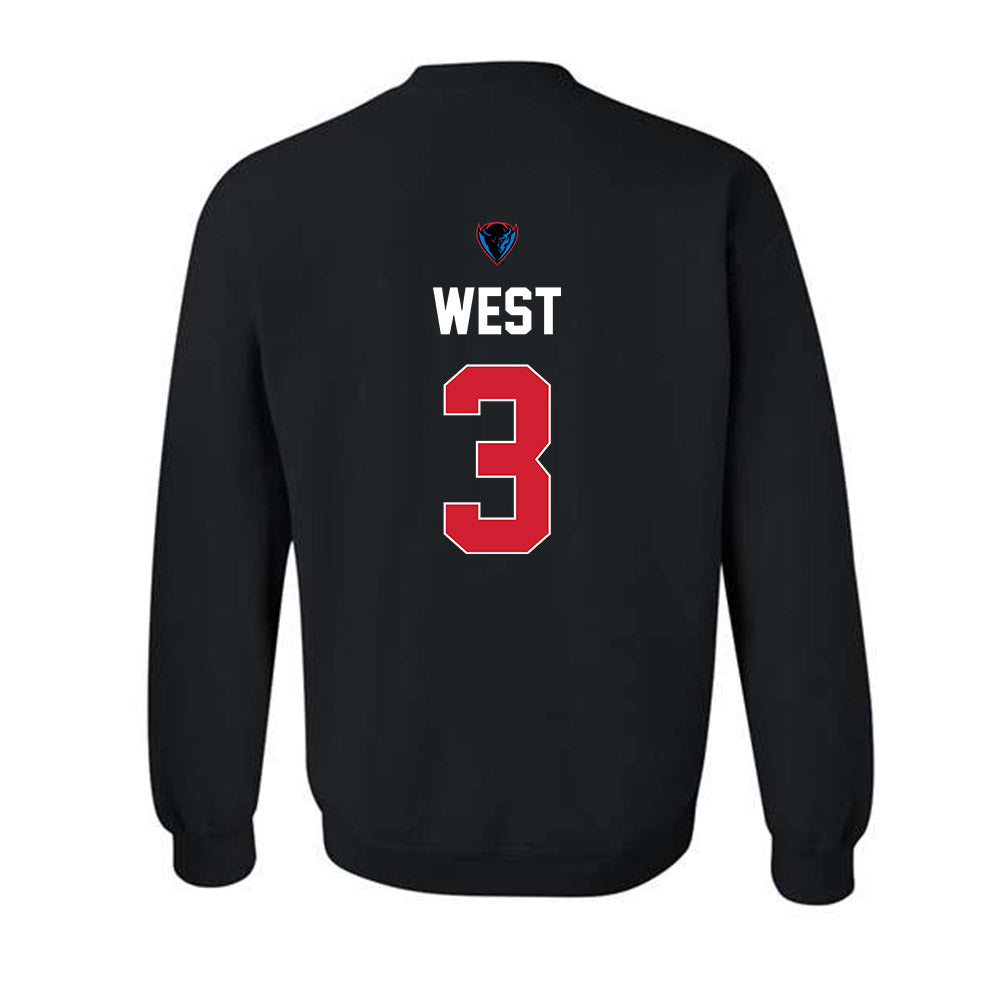 DePaul - NCAA Women's Basketball : Alayna West - Sports Shersey Crewneck Sweatshirt-1