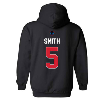 DePaul - NCAA Men's Basketball : RJ Smith - Sports Shersey Hooded Sweatshirt-1