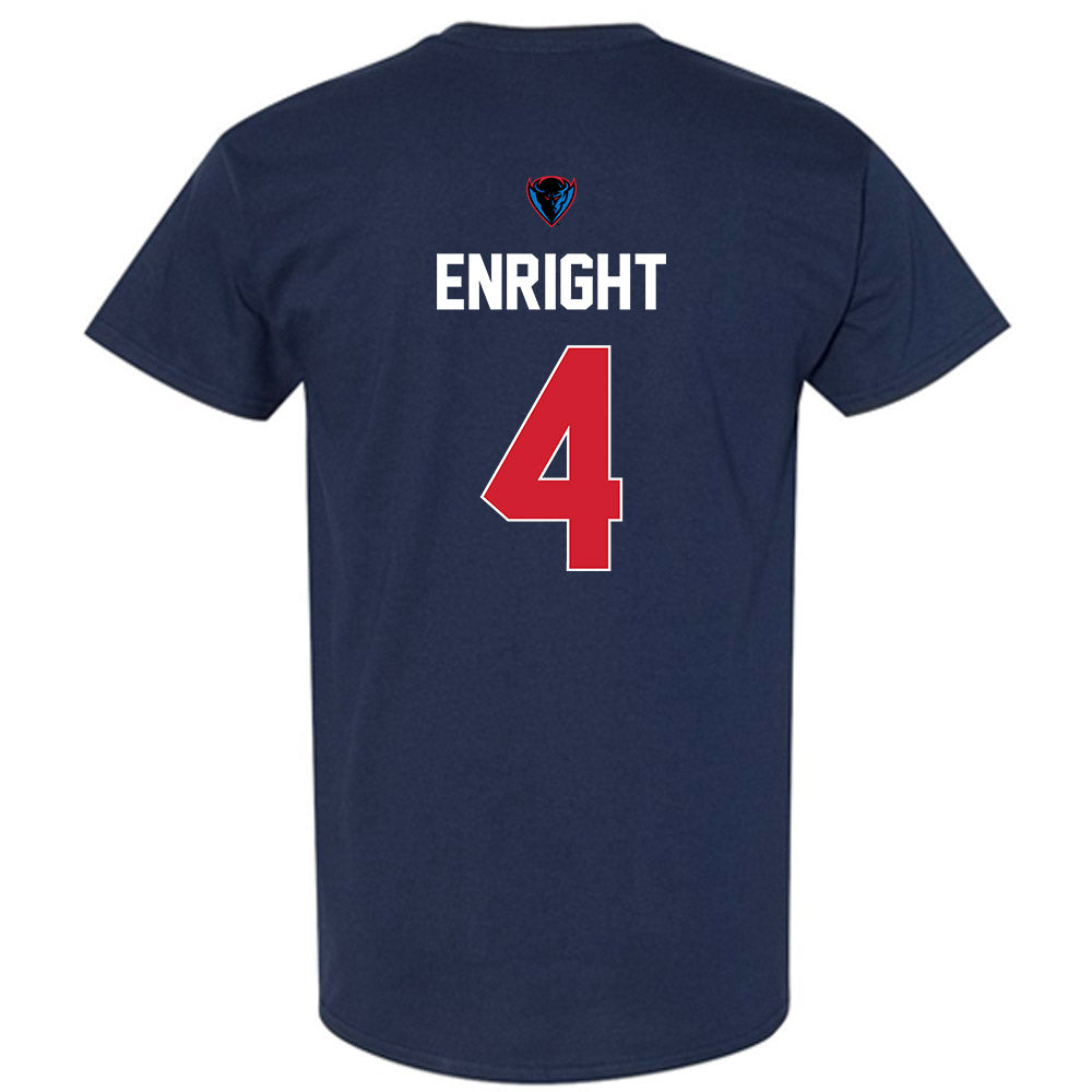 DePaul - NCAA Men's Basketball : Conor Enright - T-Shirt