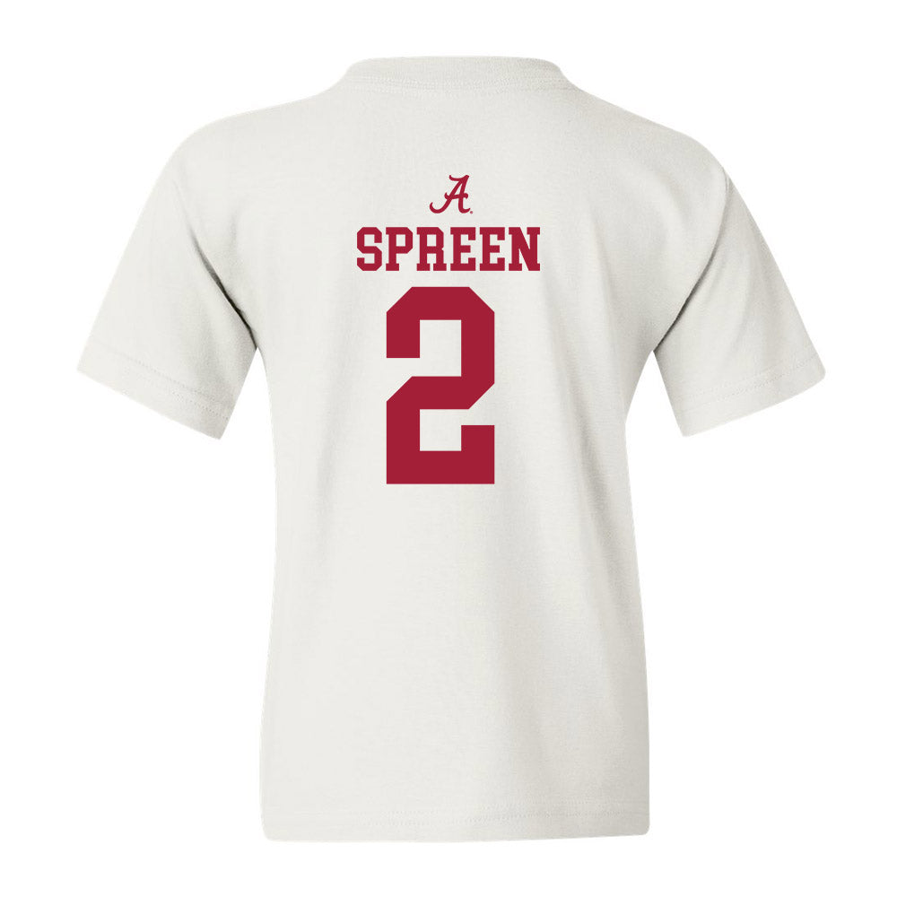 Alabama - NCAA Women's Basketball : Chloe Spreen - Youth T-Shirt