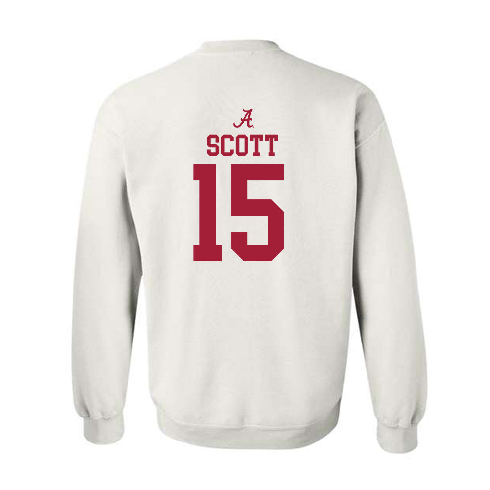 Alabama - NCAA Women's Basketball : Ta'Mia Scott - Sports Shersey Crewneck Sweatshirt-1