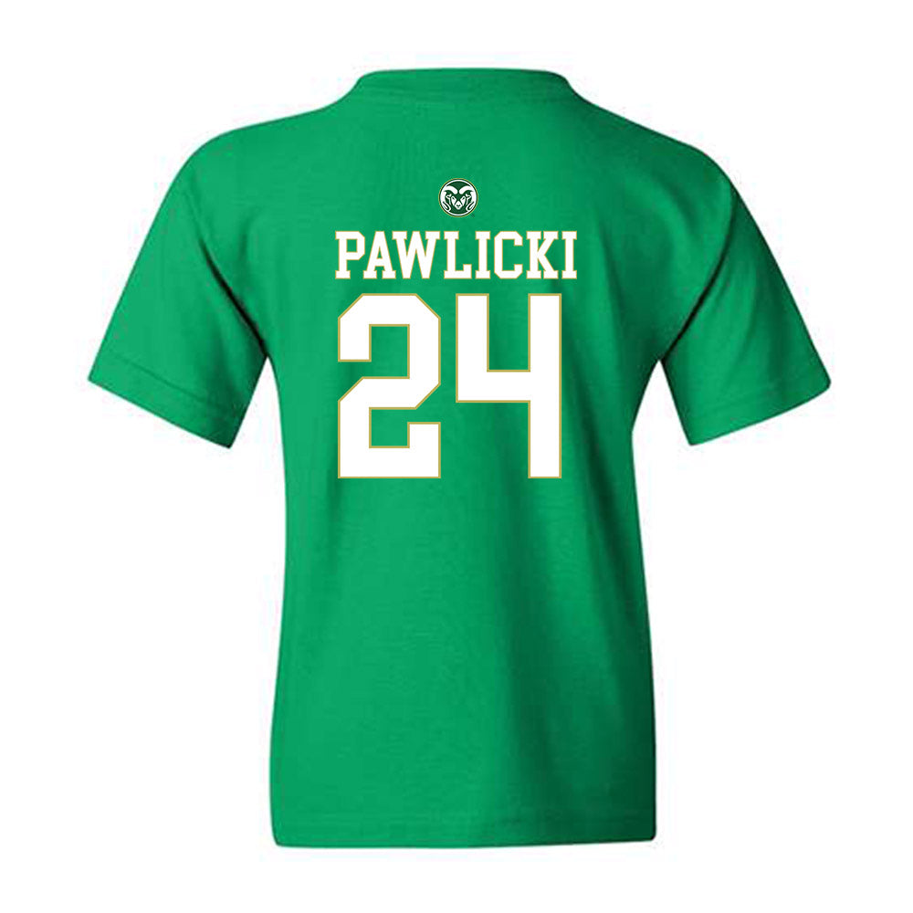 Colorado State - NCAA Women's Basketball : Olivia Pawlicki - Youth T-Shirt-1