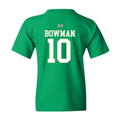 Colorado State - NCAA Women's Basketball : Breana Bowman - Youth T-Shirt-1