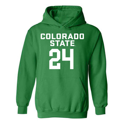 Colorado State - NCAA Women's Basketball : Olivia Pawlicki - Hooded Sweatshirt-0