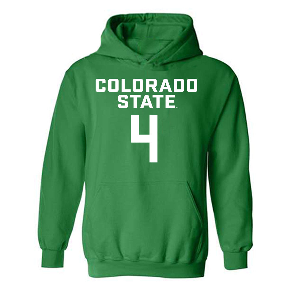 Colorado State - NCAA Women's Basketball : Allie Roden - Hooded Sweatshirt-0