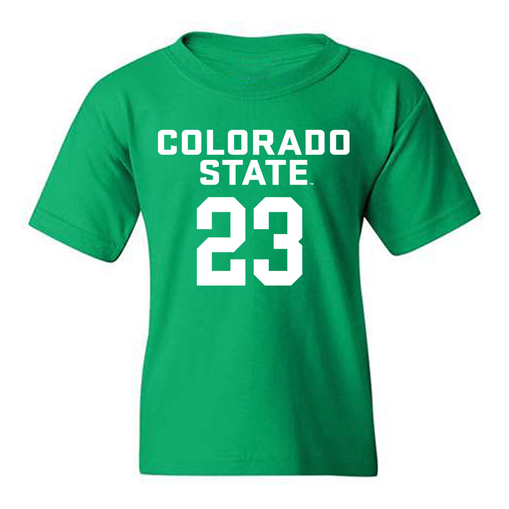 Colorado State - NCAA Men's Basketball : Nikola Djapa - Youth T-Shirt-0