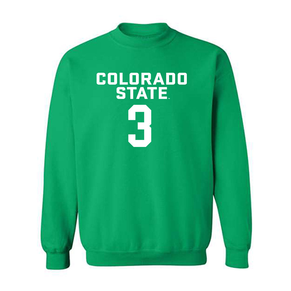 Colorado State - NCAA Women's Basketball : Lexus Bargesser - Crewneck Sweatshirt-0