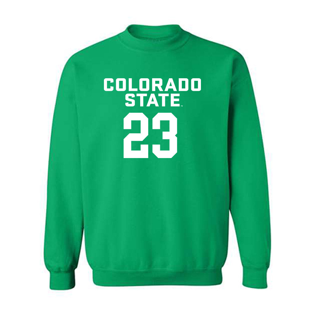 Colorado State - NCAA Women's Basketball : Caitlin Kramer - Crewneck Sweatshirt-0