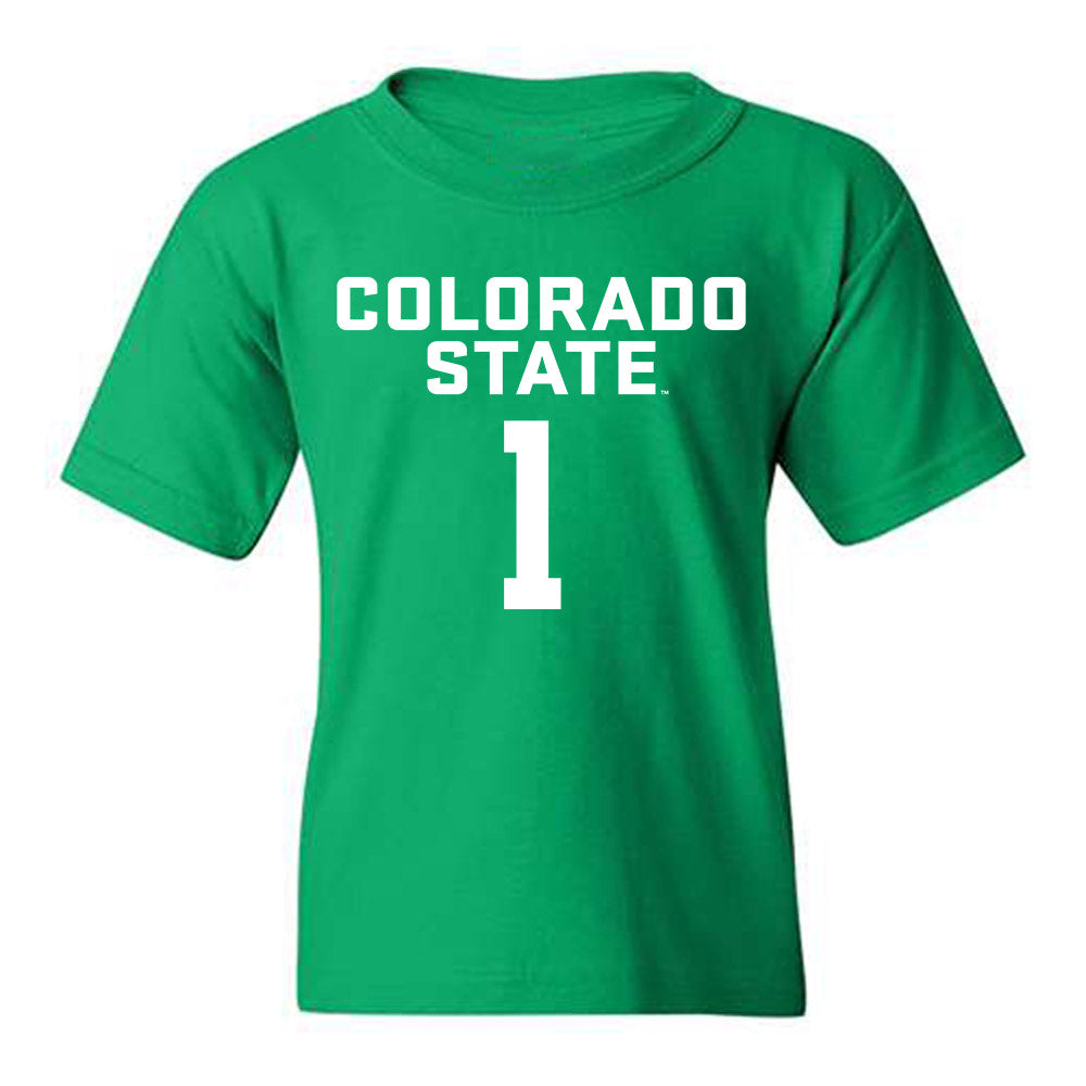 Colorado State - NCAA Women's Basketball : Kloe Froebe - Youth T-Shirt-0