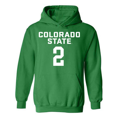 Colorado State - NCAA Women's Basketball : Madelyn Bragg - Hooded Sweatshirt-0