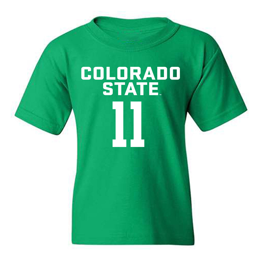 Colorado State - NCAA Men's Basketball : Augustinas Kiudulas - Youth T-Shirt-0