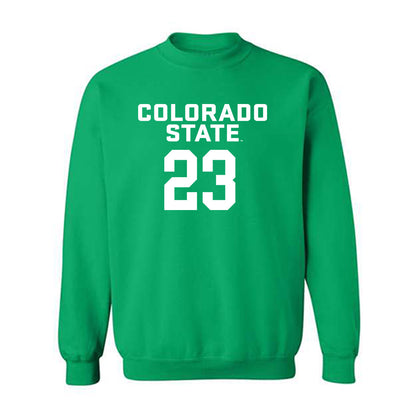 Colorado State - NCAA Men's Basketball : Nikola Djapa - Crewneck Sweatshirt-0