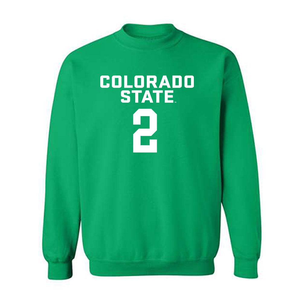 Colorado State - NCAA Women's Basketball : Madelyn Bragg - Crewneck Sweatshirt-0